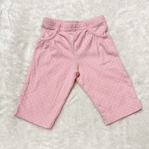 🎀 3-6 months baby girl pants polkadots 🎀 baby girl clothes pink white